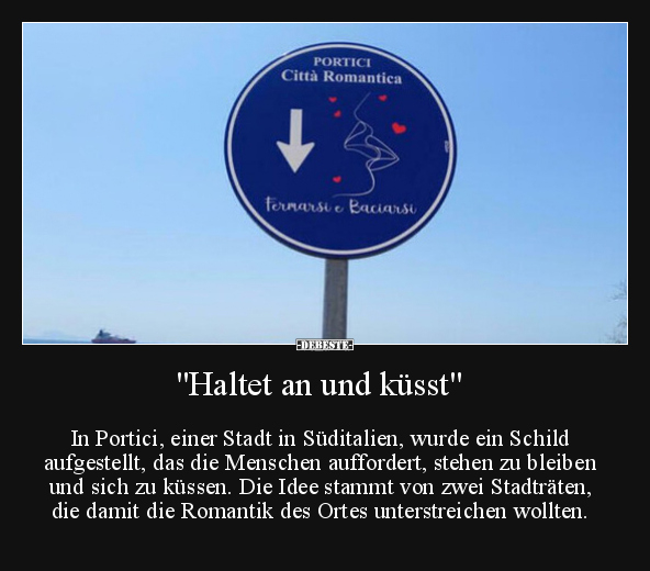 "Haltet an und küsst".. - Lustige Bilder | DEBESTE.de