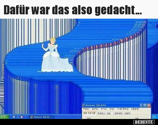 Dafür war das also gedacht...