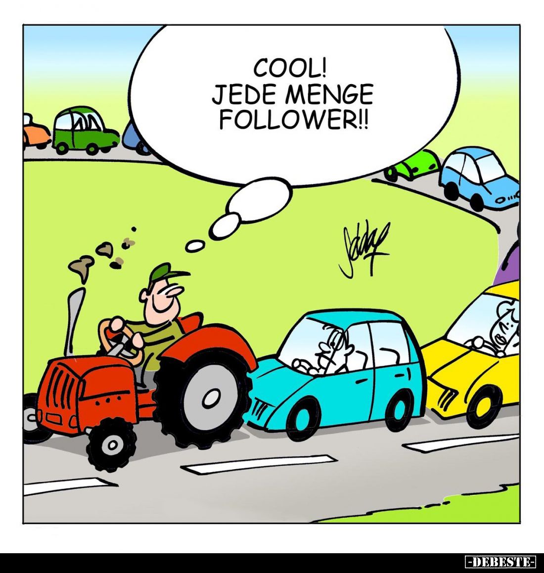 Cool! Jede menge Follower!!