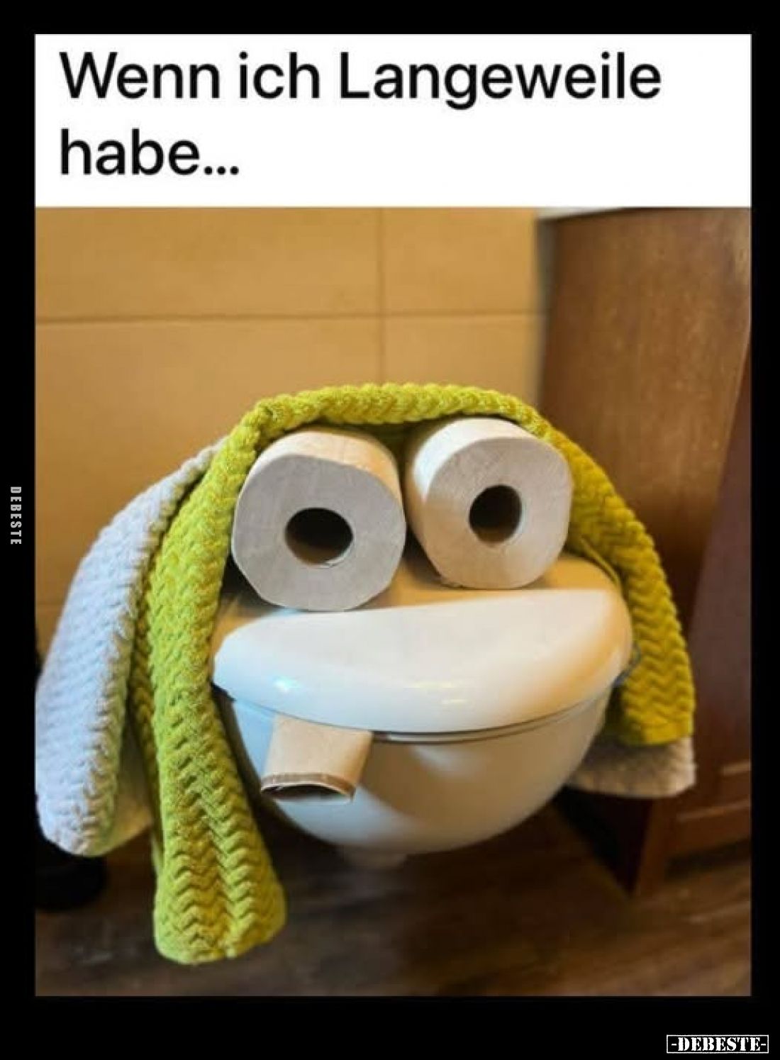 Wenn ich Langeweile habe... - Lustige Bilder | DEBESTE.de