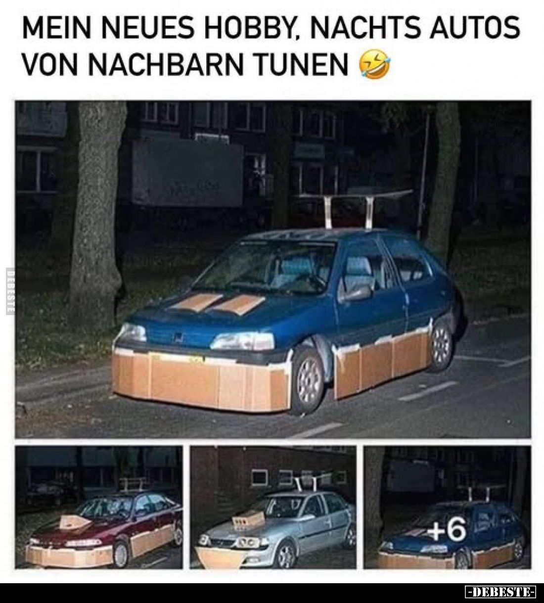 Mein neues Hobby, nachts Autos von Nachbarn tunen.. - Lustige Bilder | DEBESTE.de