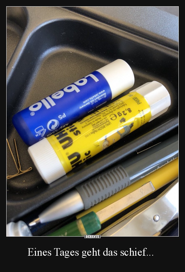 Eines Tages geht das schief...