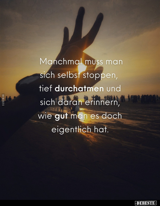 Manchmal muss man sich selbst stoppen.. - Lustige Bilder | DEBESTE.de