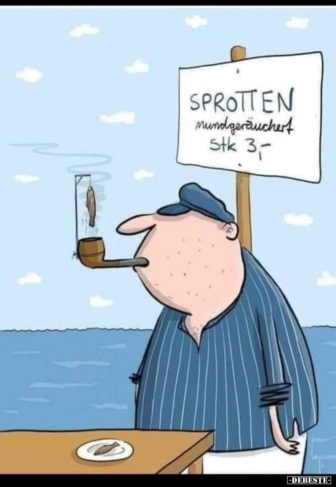 Sprotten mundgeräuchert stk 3,-