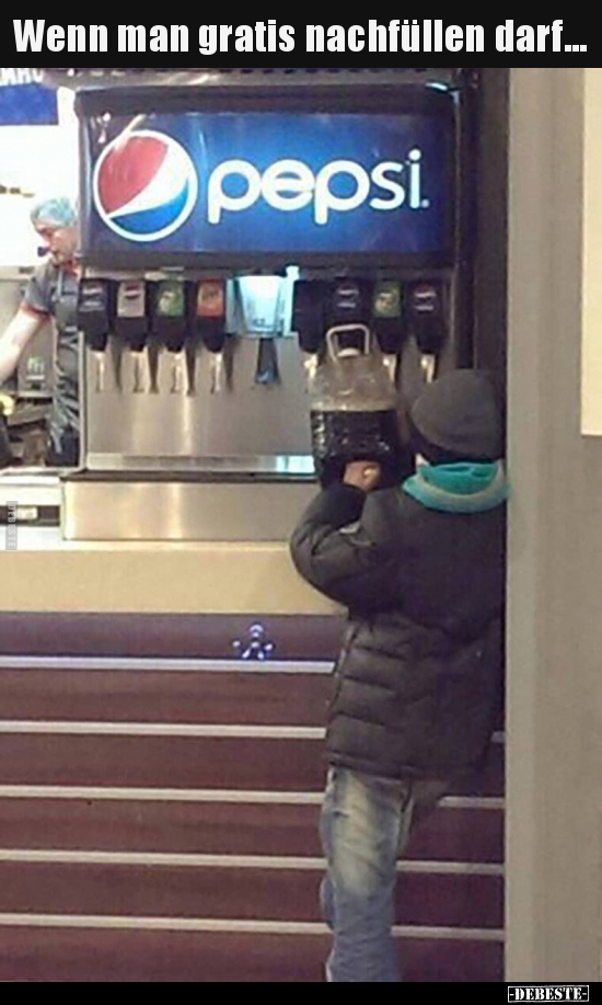 Wenn man gratis nachfüllen darf...
