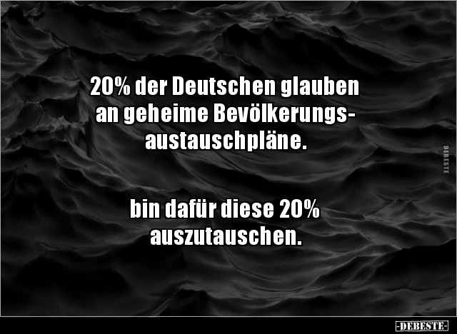 20% der Deutschen glauben an geheime.. - Lustige Bilder | DEBESTE.de