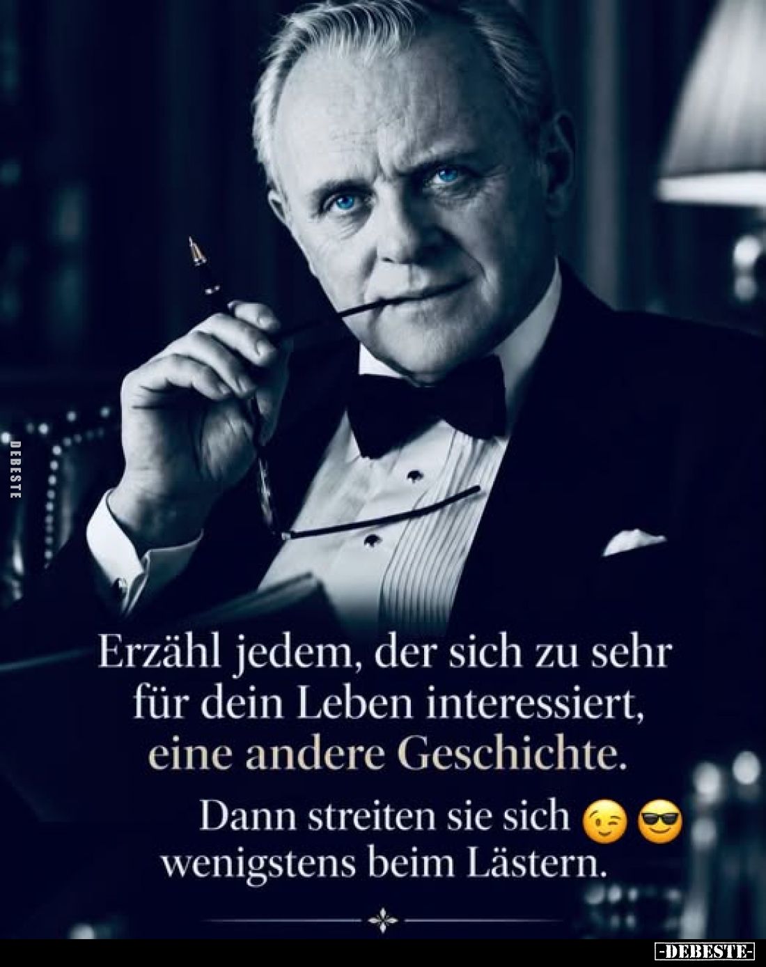 Erzähl jedem, der sich zu sehr für dein Leben interessiert, eine andere Geschichte.
Dann streiten sie sich wenigstens beim L...