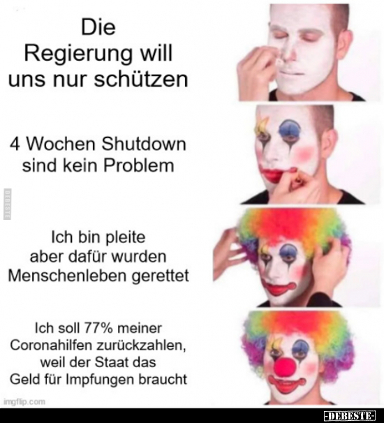 Die Regierung will uns nur schützen..