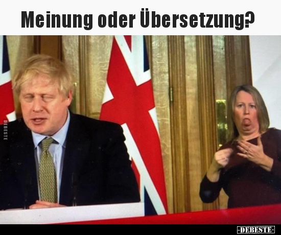Meinung oder Übersetzung?..