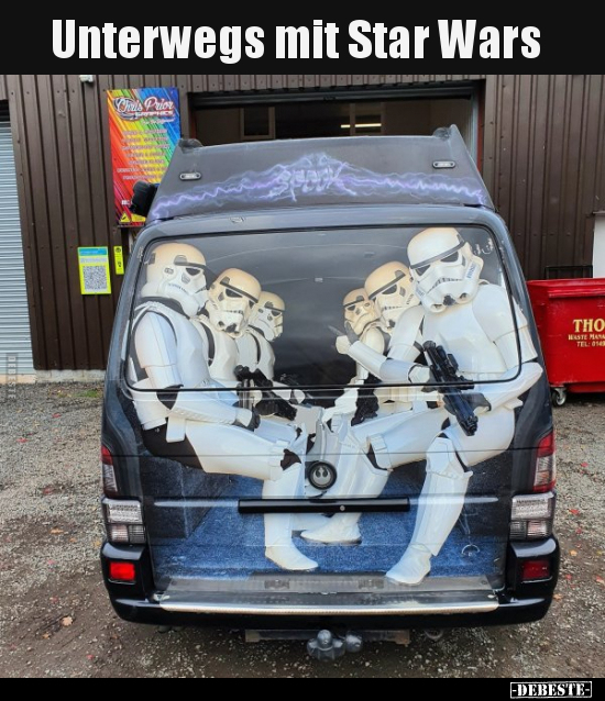 Unterwegs mit Star Wars.. - Lustige Bilder | DEBESTE.de