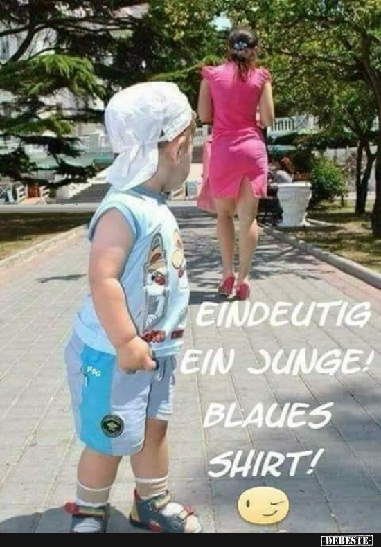 Eindeutig ein Junge!