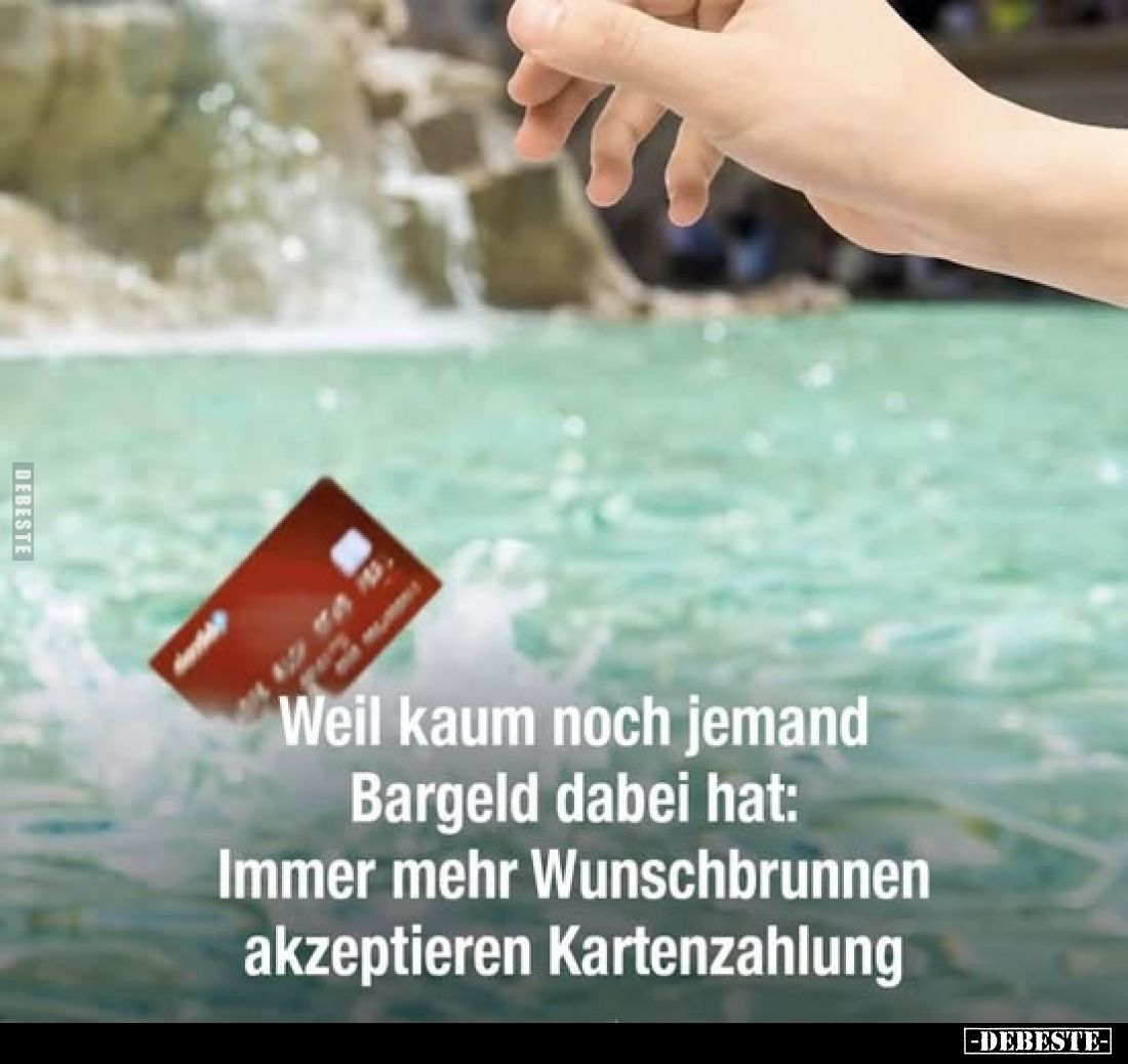 Weil kaum noch jemand Bargeld dabei hat: Immer mehr Wunschbrunnen akzeptieren Kartenzahlung.