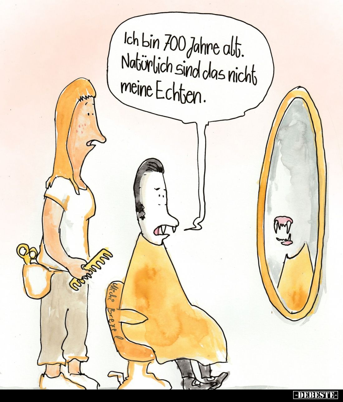 Ich bin 700 Jahre alt. Natürlich sind das nicht meine Echten.