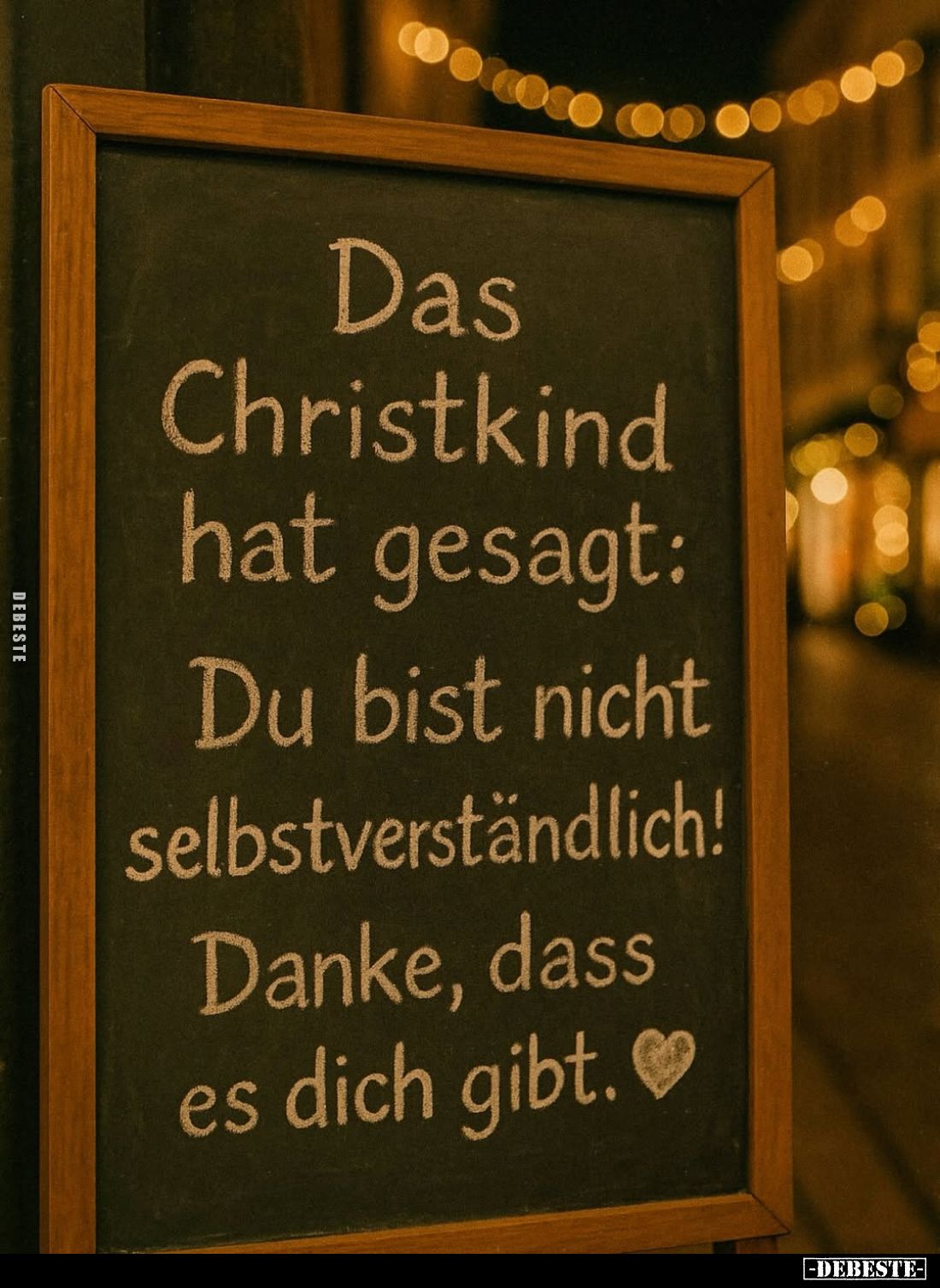 Das Christkind hat gesagt: Du bist nicht.. - Lustige Bilder | DEBESTE.de