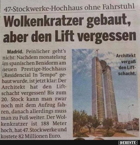 War bestimmt der Architekt vom BER.. - Lustige Bilder | DEBESTE.de