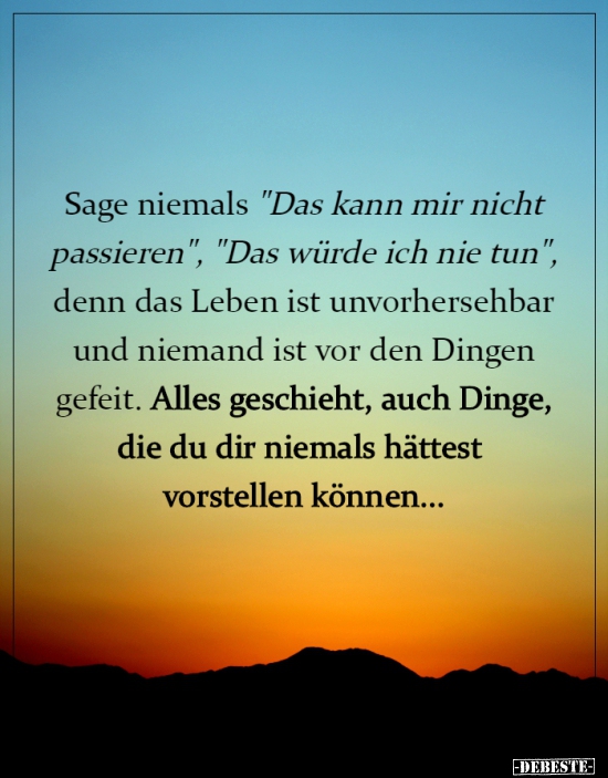 Sage niemals "Das kann mir nicht passieren".. - Lustige Bilder | DEBESTE.de