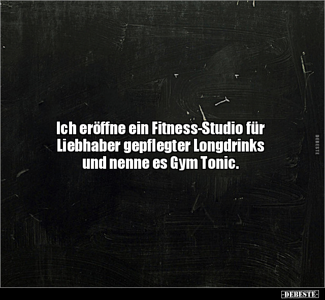 Ich eröffne ein Fitness-Studio für Liebhaber gepflegter.. - Lustige Bilder | DEBESTE.de