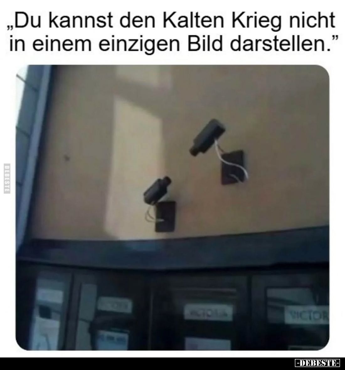 Du kannst den Kalten Krieg nicht in einem einzigen Bild darstellen.