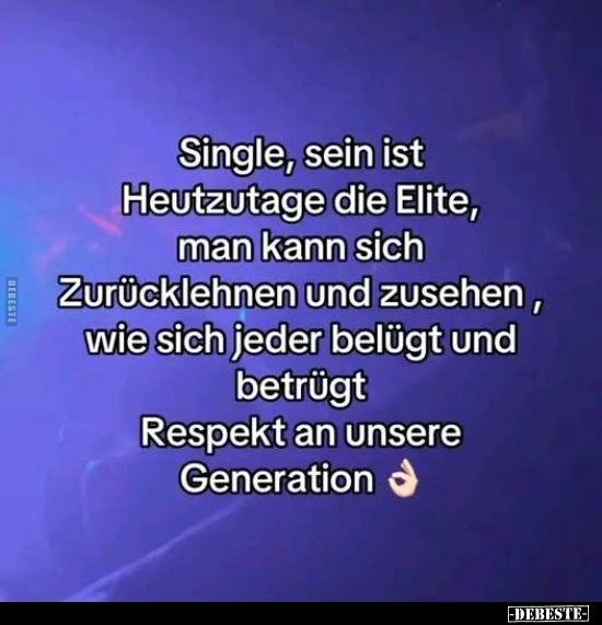 Single, Respekt