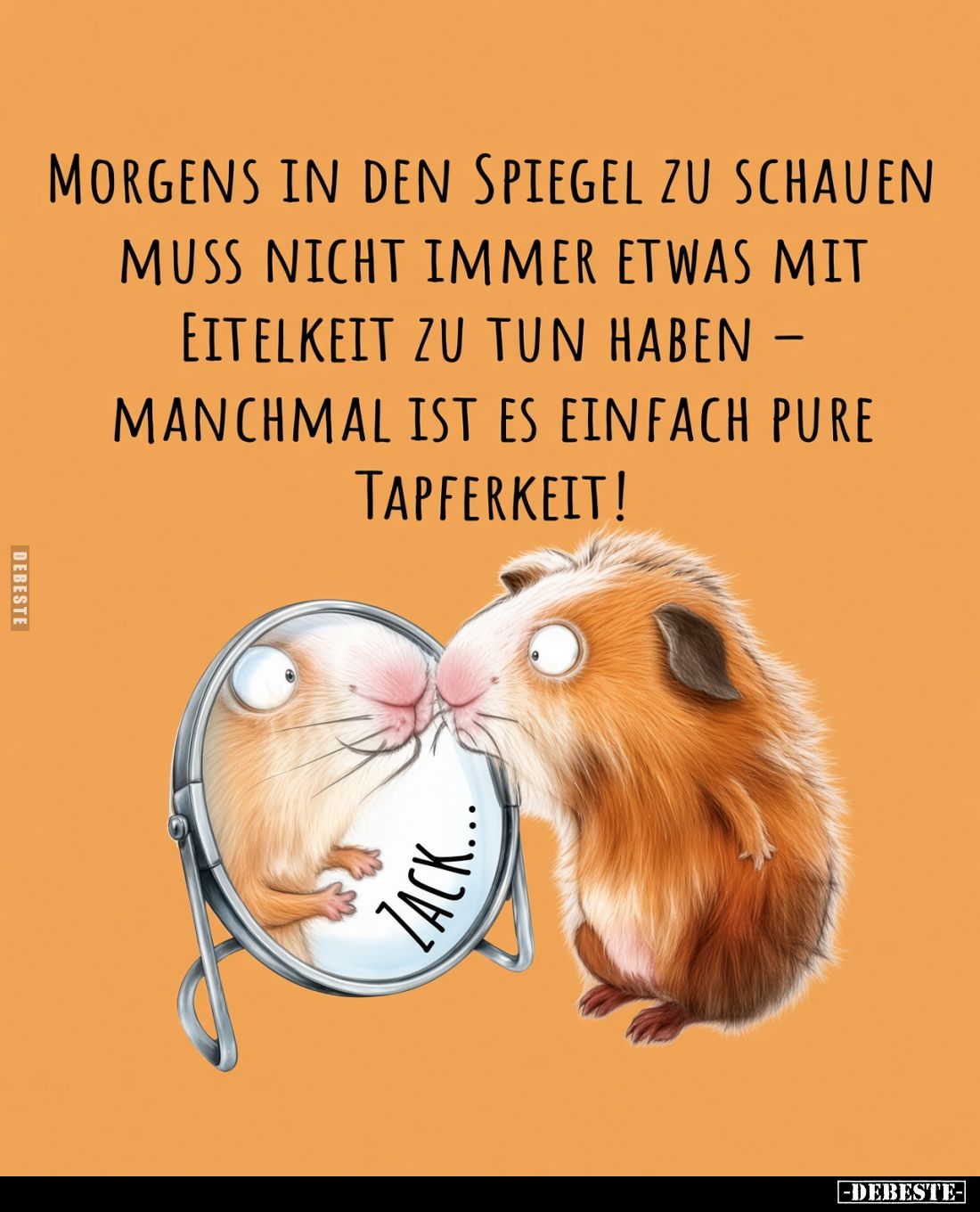 Morgens in den Spiegel zu schauen... - Lustige Bilder | DEBESTE.de