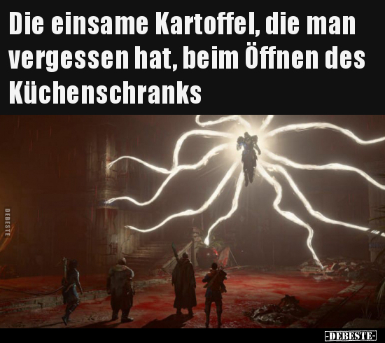 Die einsame Kartoffel, die man vergessen hat, beim Öffnen.. - Lustige Bilder | DEBESTE.de