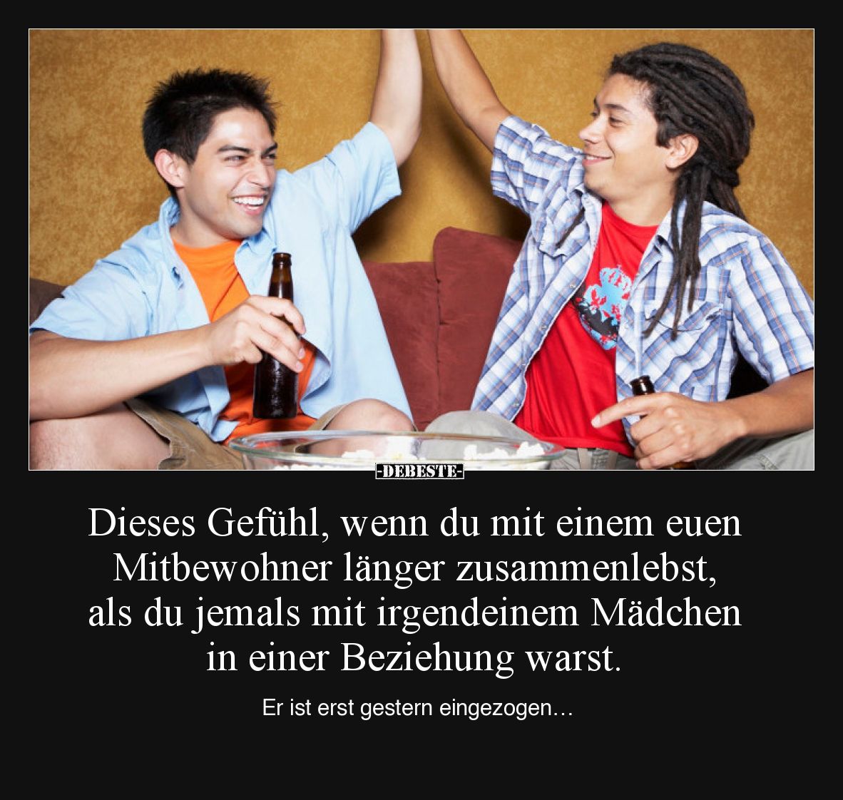 Dieses Gefühl, wenn du mit einem neuen Mitbewohner länger.. - Lustige Bilder | DEBESTE.de