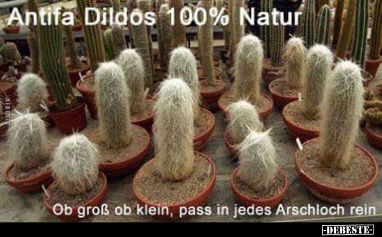 Antifa Dildos 100% Natur.. - Lustige Bilder | DEBESTE.de