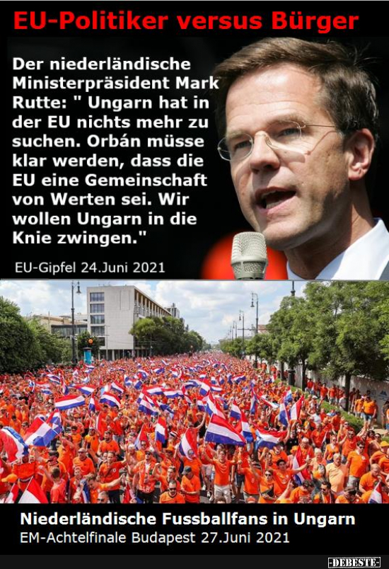 Ungarn Niederlande mar Rutte