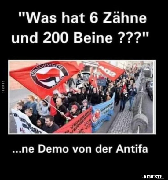 "Was hat 6 Zähne und 200 Beine ???".. - Lustige Bilder | DEBESTE.de