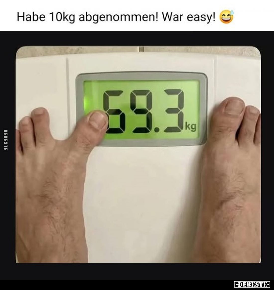 Habe 10kg abgenommen! War easy!..