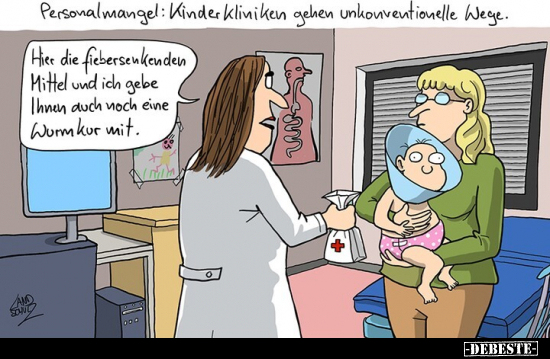 Personalmangel: Kinderkliniken gehen unkonventionelle.. - Lustige Bilder | DEBESTE.de