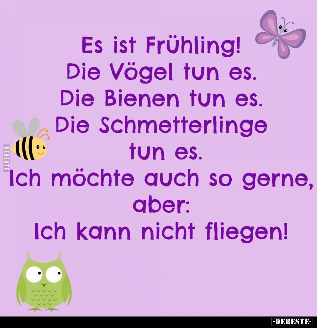 Es ist Frühling. Die Vögel tun es.... - Lustige Bilder | DEBESTE.de