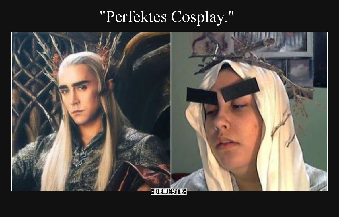 Perfektes Cosplay.