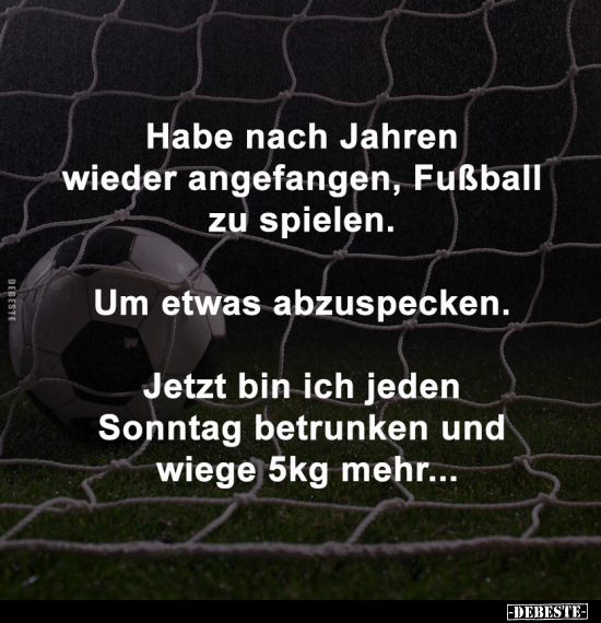 Fußball, Spielen, Sonntag, Betrunken