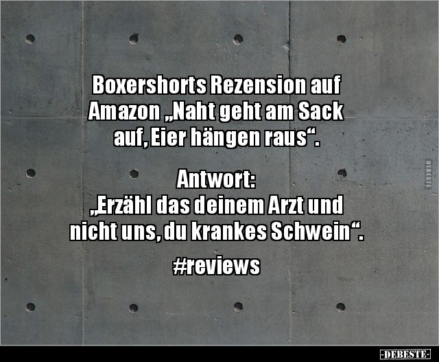 Boxershorts Rezension auf Amazon „Naht geht am Sackauf.." - Lustige Bilder | DEBESTE.de