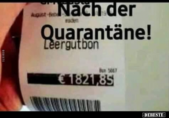 Nach der Quarantäne!.. - Lustige Bilder | DEBESTE.de