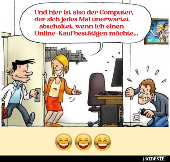 Computer, Unerwartet, Wenn