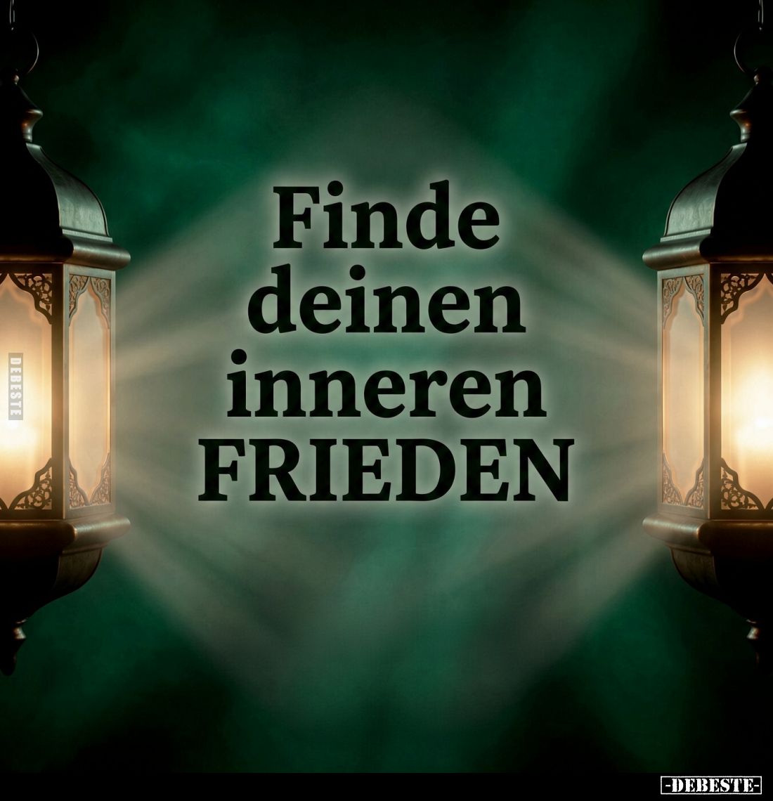 Finde deinen inneren Frieden.