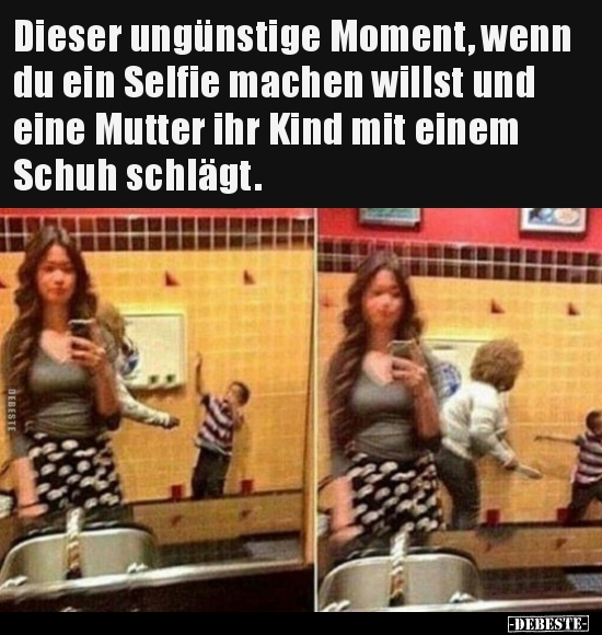 Dieser ungünstige Moment, wenn du ein Selfie machen willst.. - Lustige Bilder | DEBESTE.de