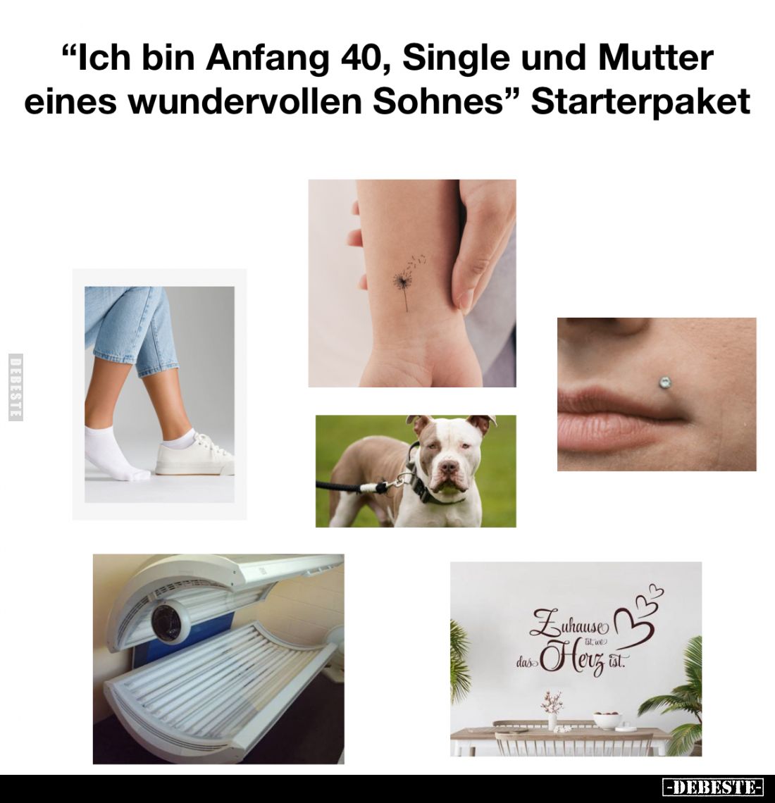 "Ich bin Anfang 40, Single und Mutter eines wundervollen Sohnes" Starterpaket