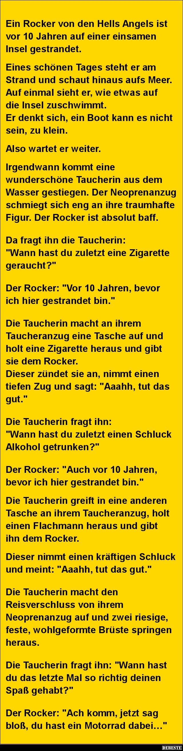 Ein Rocker von den Hells Angels ist.. - Lustige Bilder | DEBESTE.de