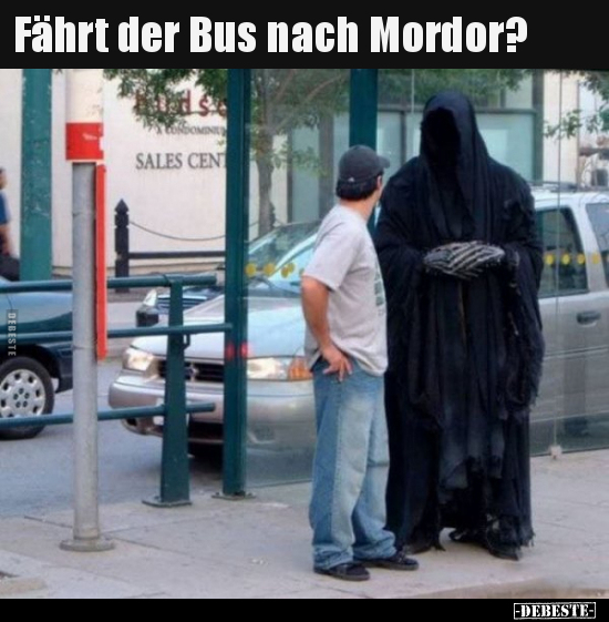 Fährt der Bus nach Mordor?.. - Lustige Bilder | DEBESTE.de