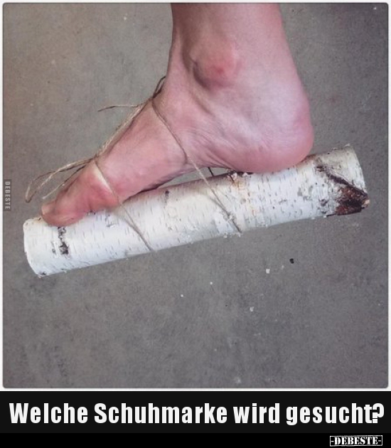 Welche Schuhmarke wird gesucht?.. - Lustige Bilder | DEBESTE.de