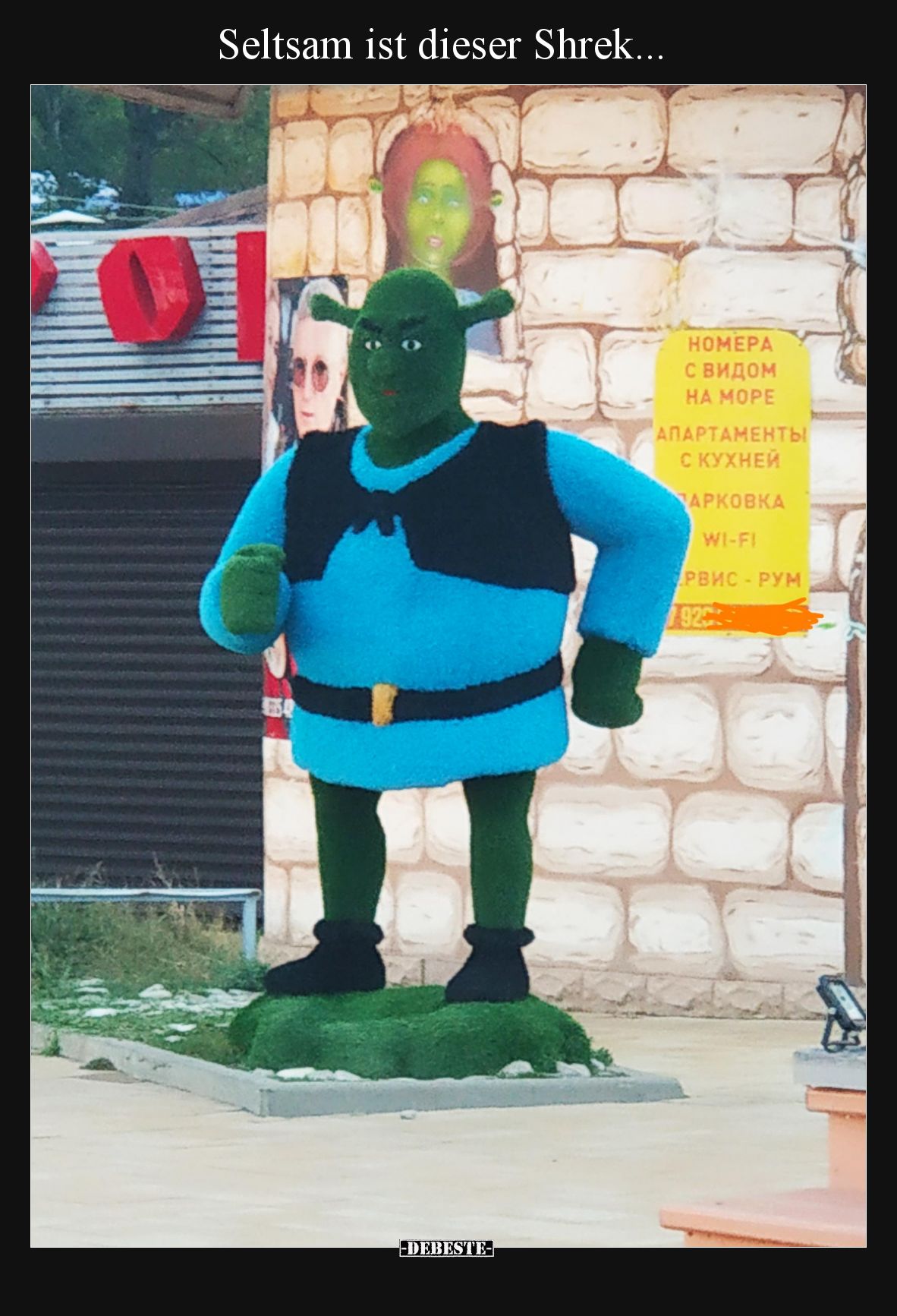 Seltsam ist dieser Shrek.