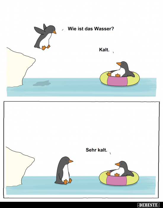 Wie ist das Wasser?.. - Lustige Bilder | DEBESTE.de