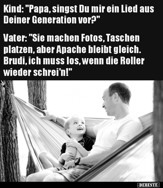 Kind: "Papa, singst Du mir ein Lied aus Deiner Generation.." - Lustige Bilder | DEBESTE.de