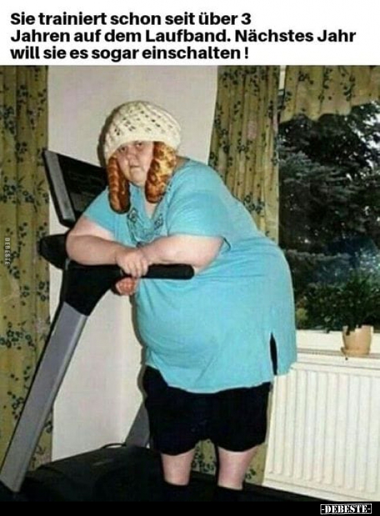 Sie trainiert schon seit über 3 Jahren auf dem..