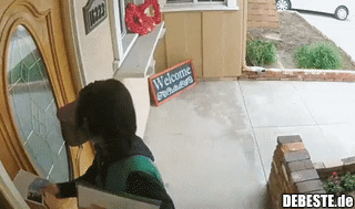 Etwas zu stürmisch..