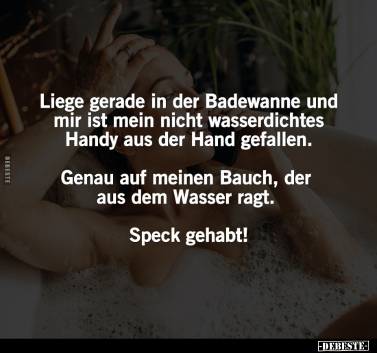 Liege gerade in der Badewanne.. - Lustige Bilder | DEBESTE.de