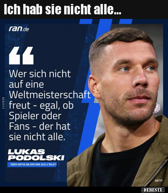 Ich hab sie nicht alle...